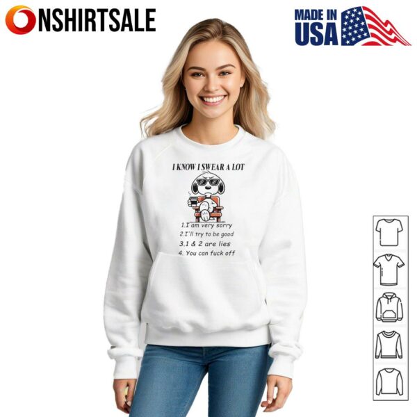 I Know I Swear A Lot Snoopy T-Shirt