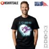 I Am Not Afraid To Walk This World Alone Skull Rose Gothic (2) T-Shirt