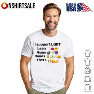 I Support Lgbt Lean Guns Bands T Shirt 1