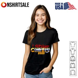 I survived Coney fest 2025 logo T Shirt 2