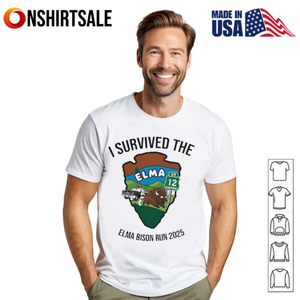 I survived the Elma Bison run 2025 T-Shirt