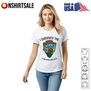 I survived the Elma Bison run 2025 T Shirt 2