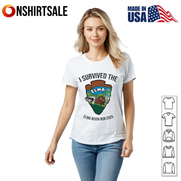 I survived the Elma Bison run 2025 T-Shirt
