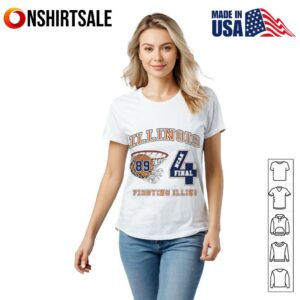 Illinois Fighting Illini Vintage 89 Final Four T Shirt 2