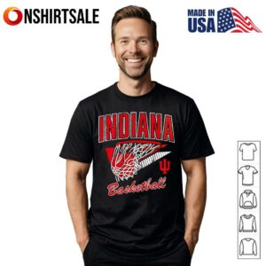 Indiana Hoosiers Throwback Basketball T-Shirt