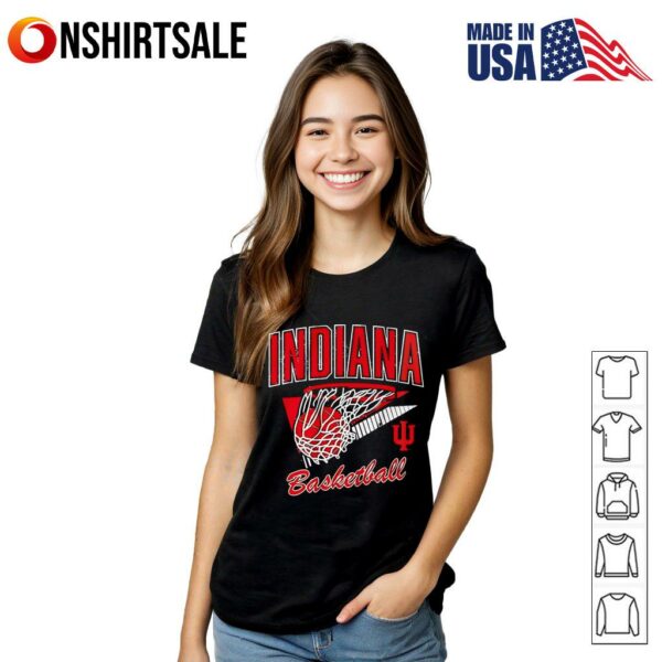 Indiana Hoosiers Throwback Basketball T-Shirt