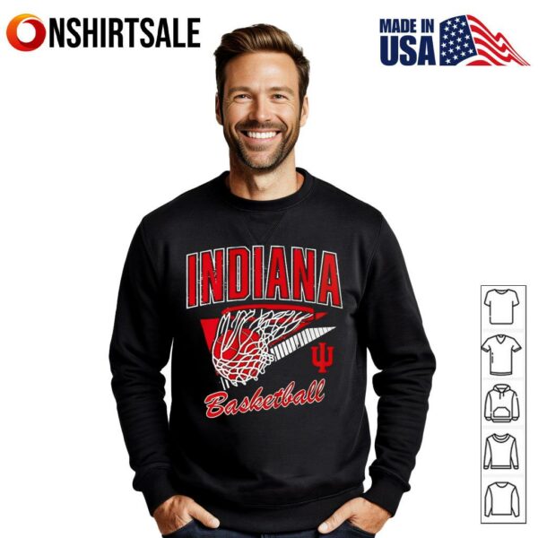 Indiana Hoosiers Throwback Basketball T-Shirt