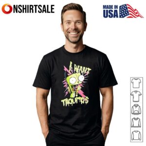 Invader Zim I Want Taquitos meme T-Shirt