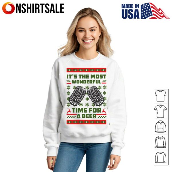 It’s The Most Wonderful Time For A Beer Christmas T-Shirt