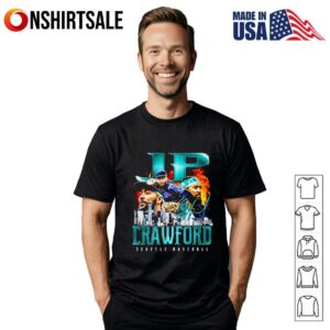 JP Crawford Seattle baseball retro flair T Shirt 1