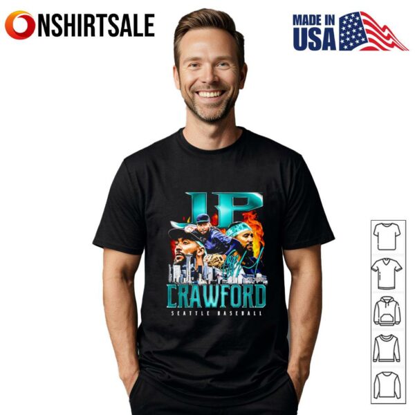 JP Crawford Seattle baseball retro flair T-Shirt