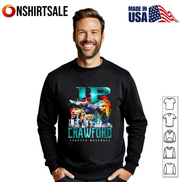 JP Crawford Seattle baseball retro flair T-Shirt