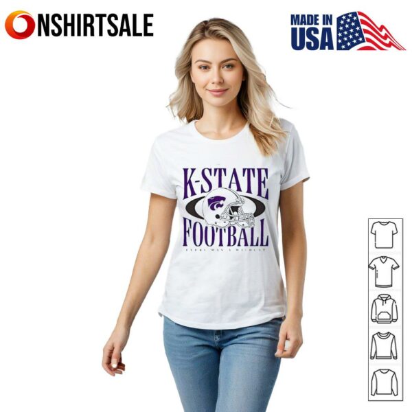 K-State Wildcats Football every man a wildcat helmet T-Shirt