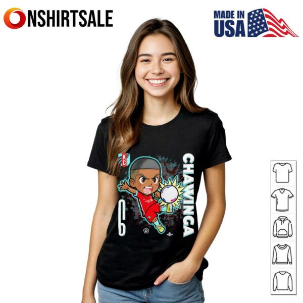 KC Current Temwa Chawinga chibi cartoon T-shirt