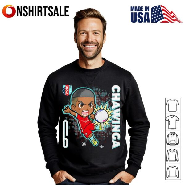 KC Current Temwa Chawinga chibi cartoon T-shirt