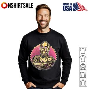 Keep It Golden robot T Shirt 3