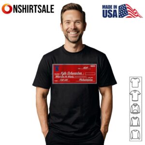 Kyle Schwarber Philadelphia Phillies blank check T-Shirt