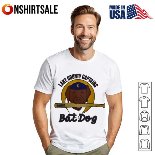 Lake County Captains bat dog T-Shirt