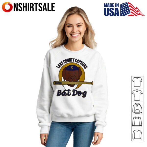 Lake County Captains bat dog T-Shirt