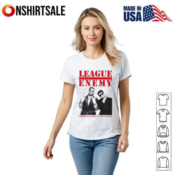 League Enemy Super Villains of the League T-Shirt