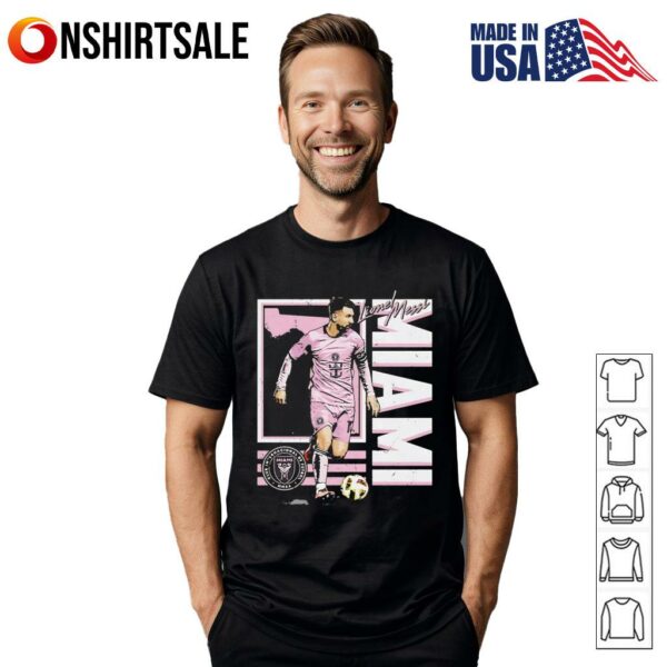 Lionel Messi Inter Miami CF State signature retro T-Shirt