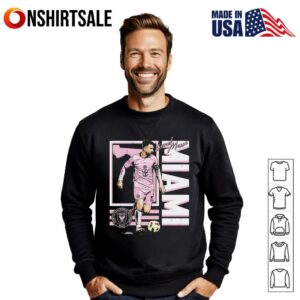 Lionel Messi Inter Miami CF State signature retro T Shirt 3