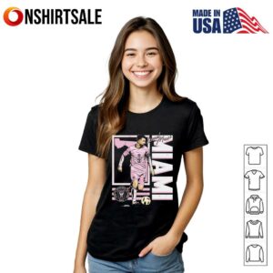 Lionel Messi Inter Miami CF State signature retro T Shirt T Shirt 2