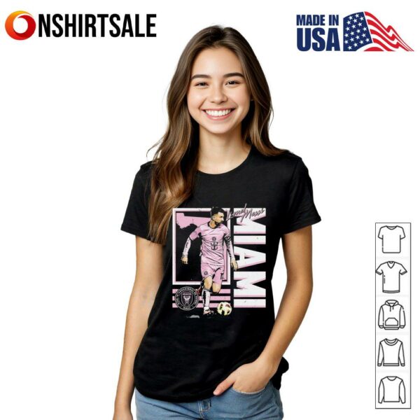 Lionel Messi Inter Miami CF State signature retro T-Shirt T-Shirt