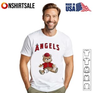 Los Angeles Angels Teddy Bear T Shirt 1