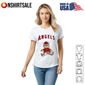 Los Angeles Angels Teddy Bear T Shirt 2