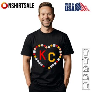 Love you KC Friendship Bracelet T-Shirt