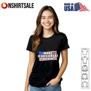 Make jeans great again USA flag T Shirt 2