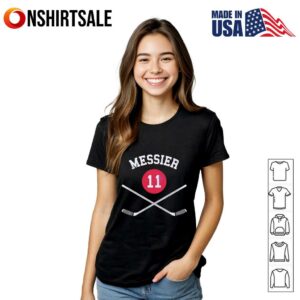 Mark Messier New York Rangers 11 Sticks T Shirt 2