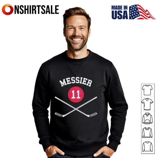 Mark Messier New York Rangers 11 Sticks T-Shirt