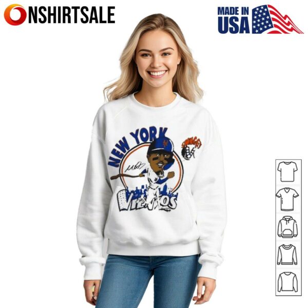 Mark Vientos Swaggy V New York Mets caricature cartoon T-Shirt