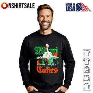 Miami Hurricanes Hyper Local Mascot T Shirt 3