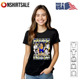 Michigan Wolverines Elliot Cadeau signature T Shirt 2