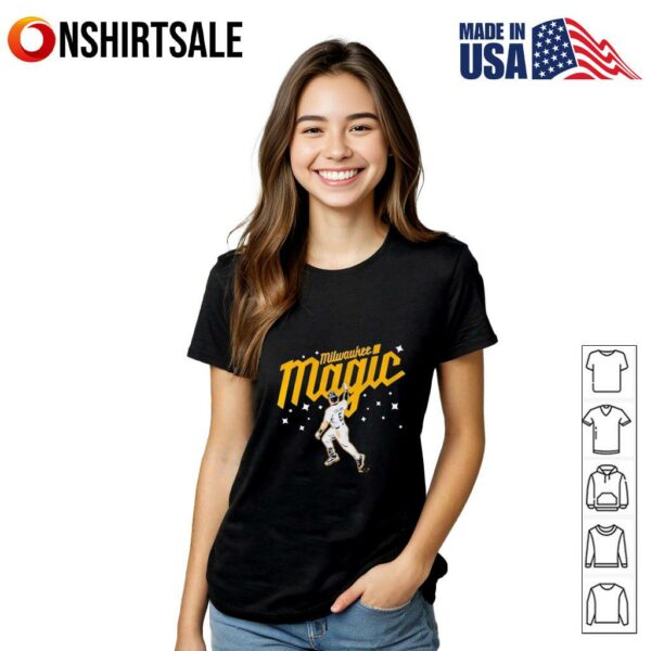 Milwaukee Brewers Isaac Collins Milwaukee Magic star T-Shirt