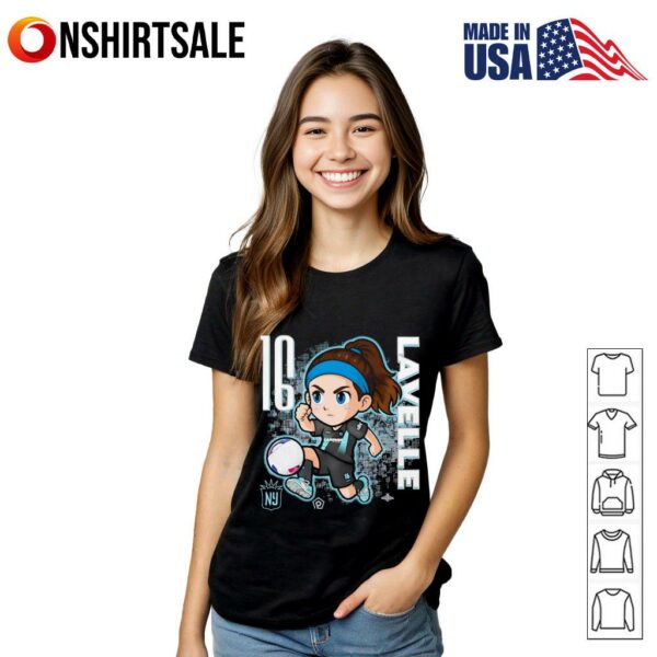 NJNY Gotham FC Rose Lavelle chibi cartoon T-shirt
