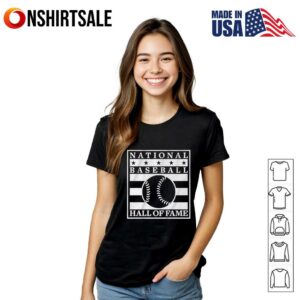 National Baseball Hall of Fame Logo ball T Shirt 2
