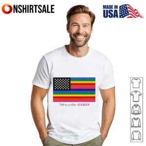 New Order USA 89 flag 2025 T Shirt 1