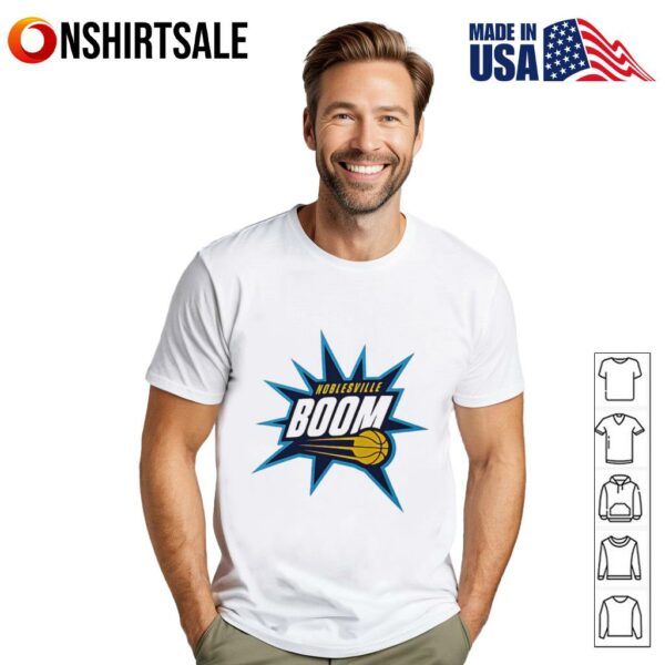 Noblesville Boom White Essential baseball T-Shirt