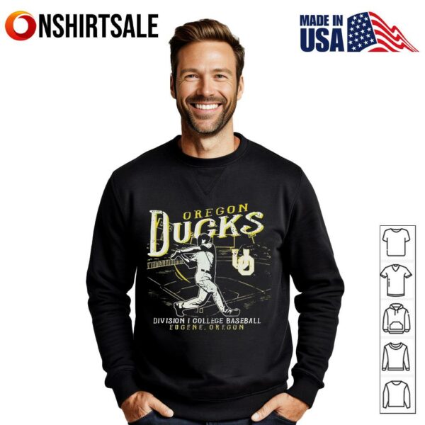 Oregon Ducks Green Big Ten Baseball retro T-Shirt