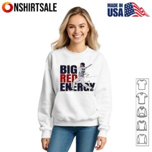 Owen Caissie Big Red Energy baseball signature T Shirt 3 1