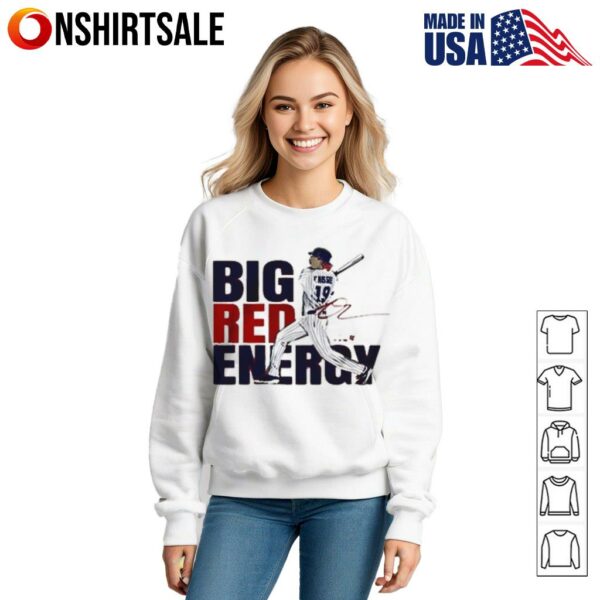 Owen Caissie Big Red Energy baseball signature T-Shirt