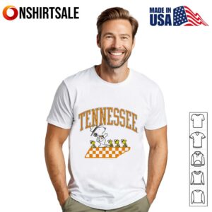 Peanuts x UT Tennessee Beagle Scouts T Shirt 1