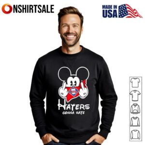 Philadelphia Phillies Haters Gonna Hate Mickey Mouse Disney Baseball T Shirt 3
