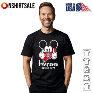 Philadelphia Phillies Haters Gonna Hate Mickey Mouse Disney Baseball T Shirt T Shirt 1