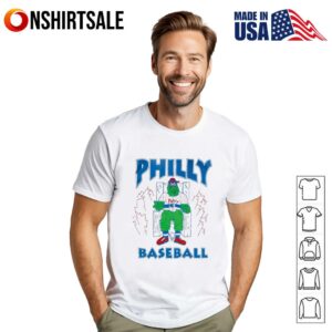 Phillie Phanatic Philadelphia Phillies shackles T Shirt 1
