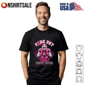 Pink out tackle Breast Cancer San Francisco 49ers T-Shirt